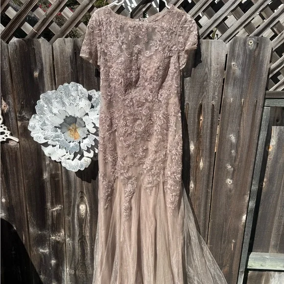 chinese dress ladies The Avery Dress in Taupe Duchess 2 / Taupe Duchess